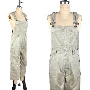 LAST CHANCE🚨 90s Y2K Calvin Klein Tan Khaki Wide Leg Overalls